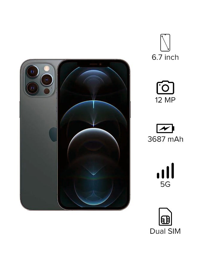 Apple - iPhone 12 Pro Max With Facetime Dual Sim 256GB Pacific Blue 5G - HK Specs - Image 1