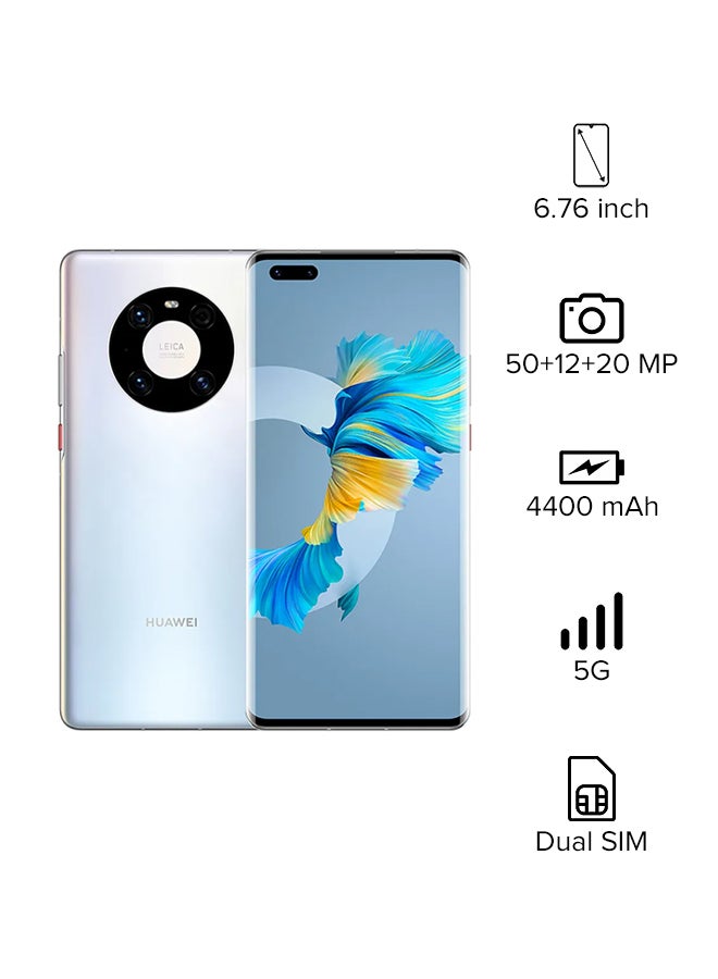 HUAWEI - Mate 40 Pro Dual SIM Mystic Silver 8GB RAM 256GB 5G - Image 1