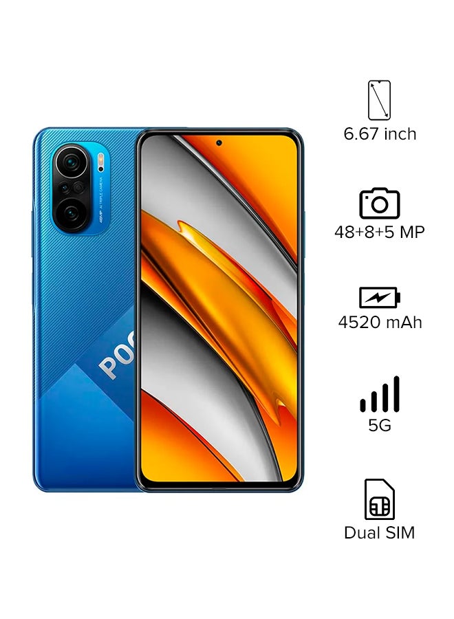 Xiaomi - Poco F3 Dual SIM Deep Ocean Blue 8GB RAM 256GB 5G - Global Version - Image 1