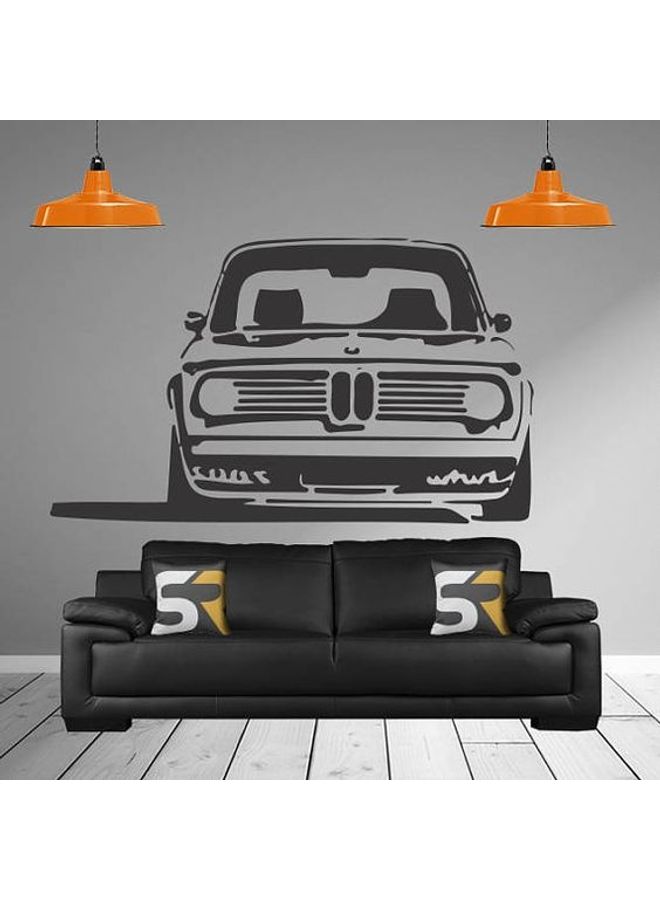 سبويل يور وول ملصق جداري بتصميم سيارة أسود 60x100سم 