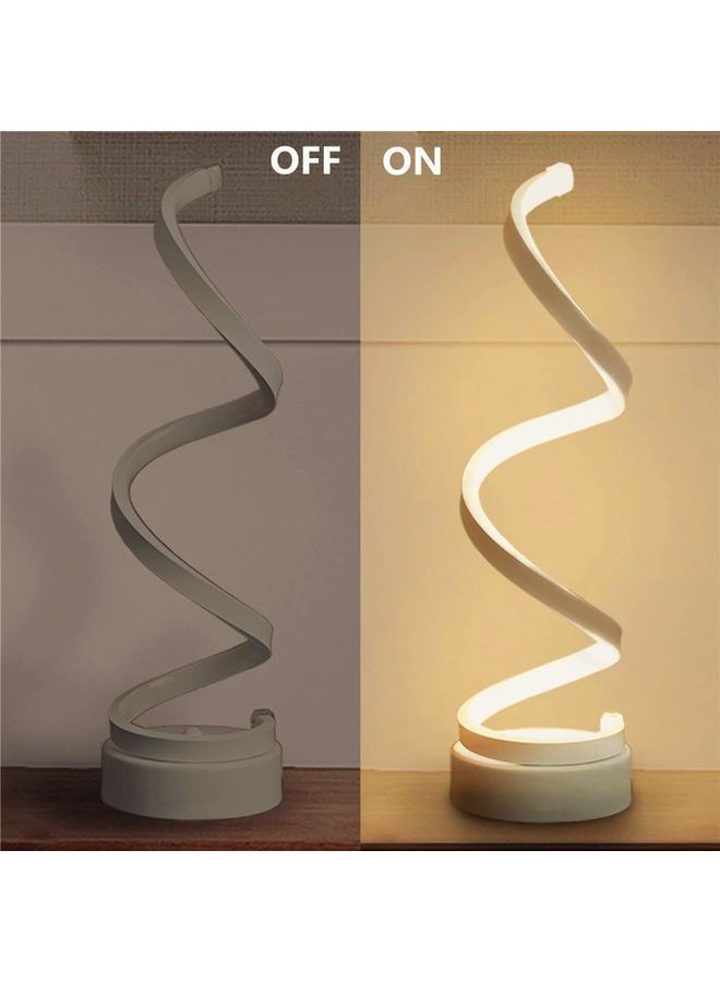 Generic - Spiral LED Table Lamp Warm White 47cm - Image 1