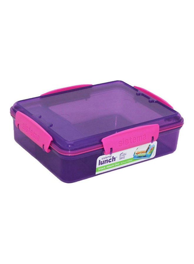 sistema Food Container Snack Attack Mauve 975ml - Image 1
