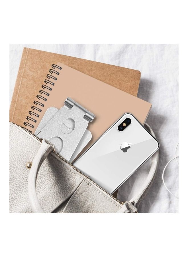 Adjustable Phone And Tablet Stand Mount Silver - Image 3