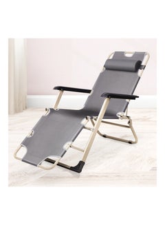 BJM Foldable Lounge Chair Chaise Bed With Removable Pillow ‎98.2x64.6x10.1cm  - Image 2