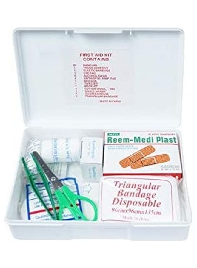YONK First Aid Kit Set 42-Piece White 21cm - Image 2