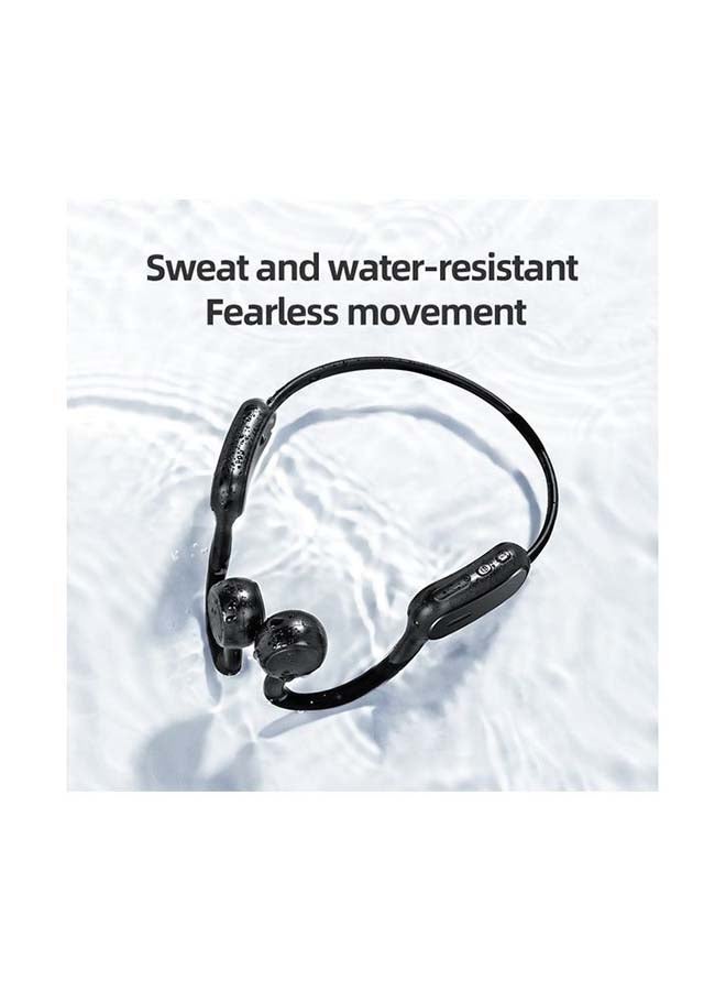 JOYROOM BT Wireless Neck Hang Air Conduction Earphones Black - Image 2
