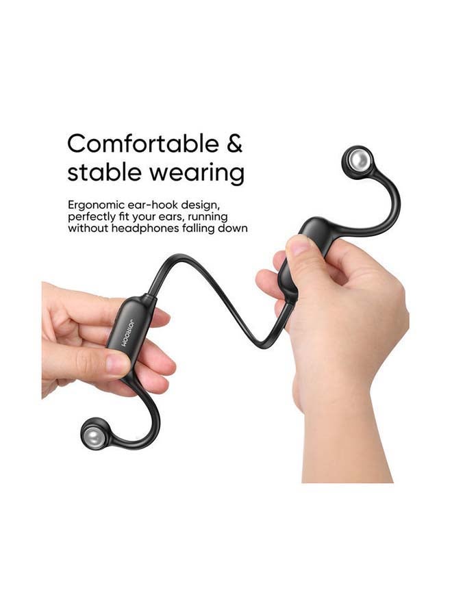 JOYROOM BT Wireless Neck Hang Air Conduction Earphones Black - Image 3