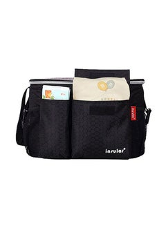 QiaoKai Waterproof Adjustable Strap Sturdy And Durable Large Capacity Baby Diaper Bag Black  - Image 2