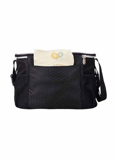 QiaoKai Waterproof Adjustable Strap Sturdy And Durable Large Capacity Baby Diaper Bag Black  - Image 3