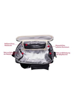 QiaoKai Waterproof Adjustable Strap Sturdy And Durable Large Capacity Baby Diaper Bag Black  - Image 5