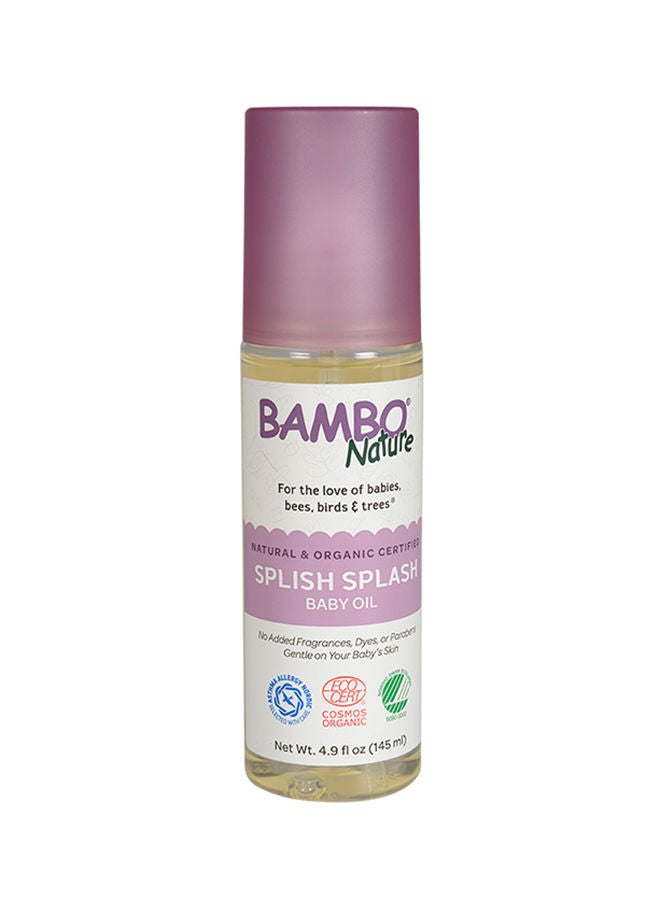 BAMBO NATURE Organic Baby Oil - 145ml  - Image 1
