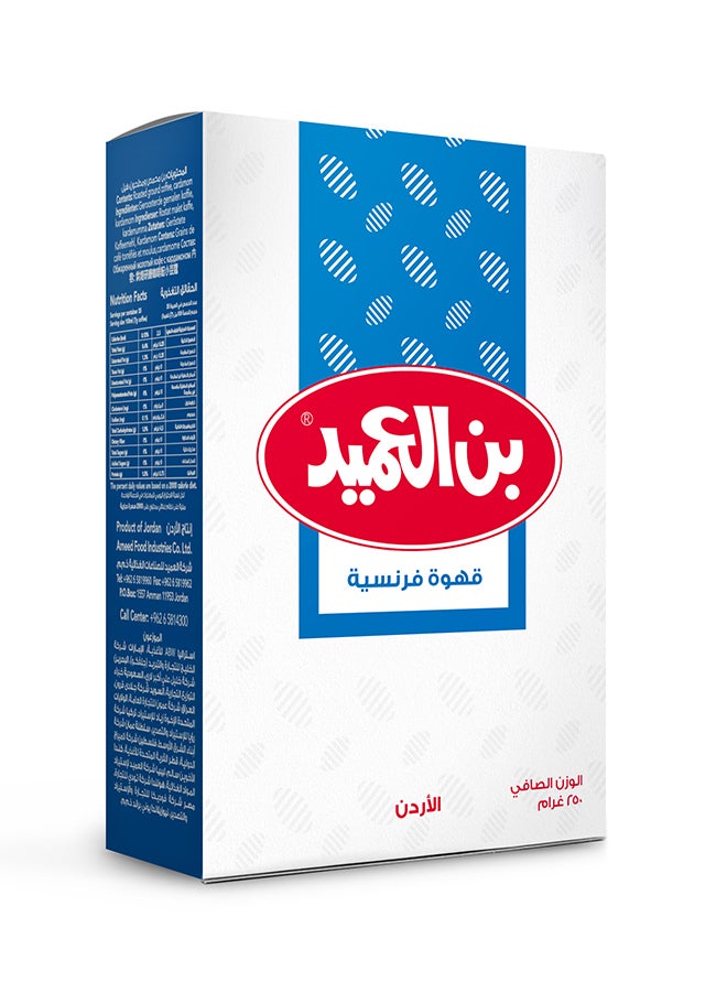 العميد قهوة فرنسية مع كريمة مبيضة 250 جــرام 250جرام - Image 1