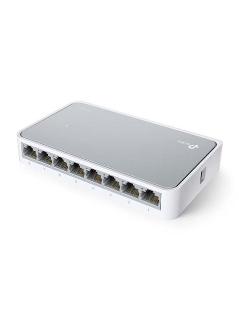 8-Port 10/100Mbps Desktop Switch White