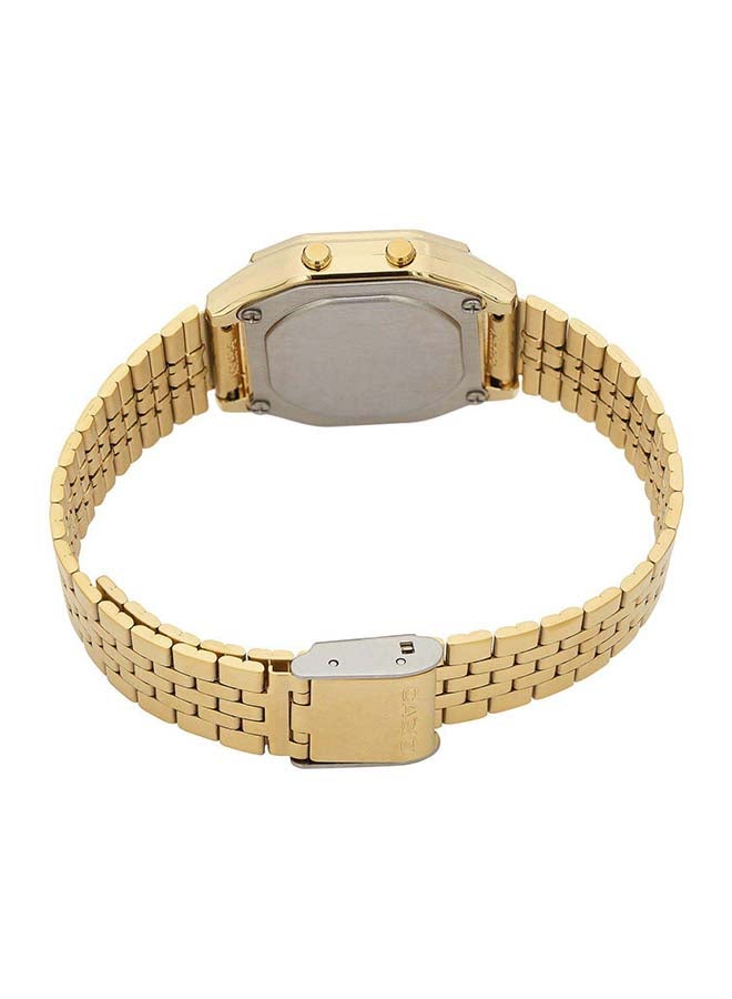 CASIO Women's Stainless Steel Digital Wrist Watch LA680WGA-1BDF - 29 mm - Gold - Image 2