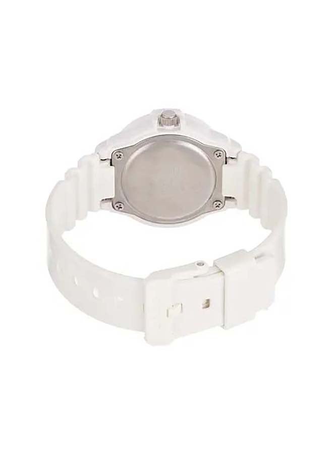 CASIO - Women's Water Resistant Analog Watch LRW-200H-4E3VDF White - Image 1