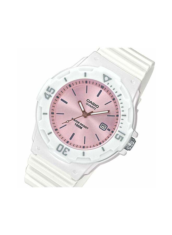 CASIO - Women's Water Resistant Analog Watch LRW-200H-4E3VDF White - Image 1