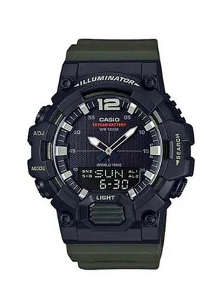 Men's Resin Analog & Digital Wrist Watch HDC-700-3AVDF - 33 mm - Green - v1637475699/N40052842A_1
