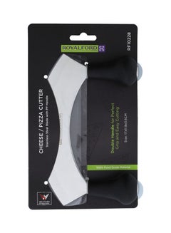 Super Sharp Blade Double Handled Cheese/Pizza Cutter With Polypropylene Handle Multicolour 17x11.8x3.6cm