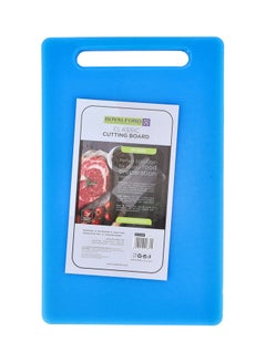 Royalford Classic Cutting Board, Polyethylene, Rf10283 - Chopping Board - Non-Absorbent, Odorless & Non-Toxic - Crack/Chip Resistant - Easy Grip Handle Blue 40x25x2cm  - Image 1