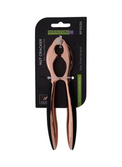 Heavy Duty Walnut Opener Tool With Non-Slip Handle Bronze 17.2x4.7x2.4cm