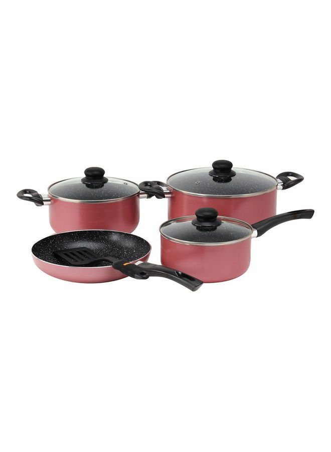 Royalford 8-Piece Granite Coating Cookware Set Multicolour 53.5x19x32cm - Image 1