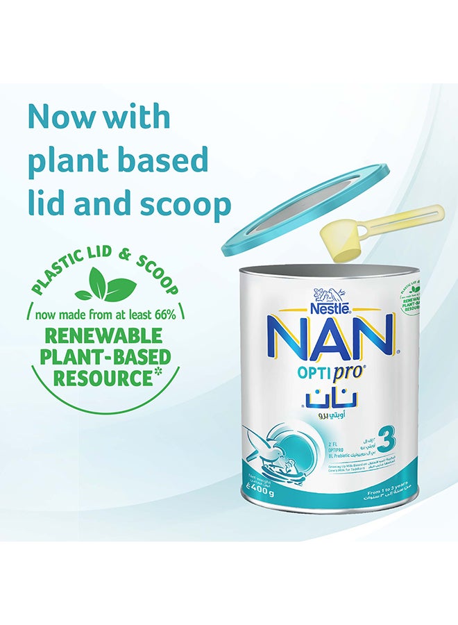 Nan - Nan Optipro 3 Growing Up Milk 1 To 3 Years 400grams - Image 1