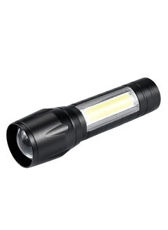 Voberry Flashlight Lamp Hand Torch USB Charge Outdoor Tactical Black/Yellow  - Image 1
