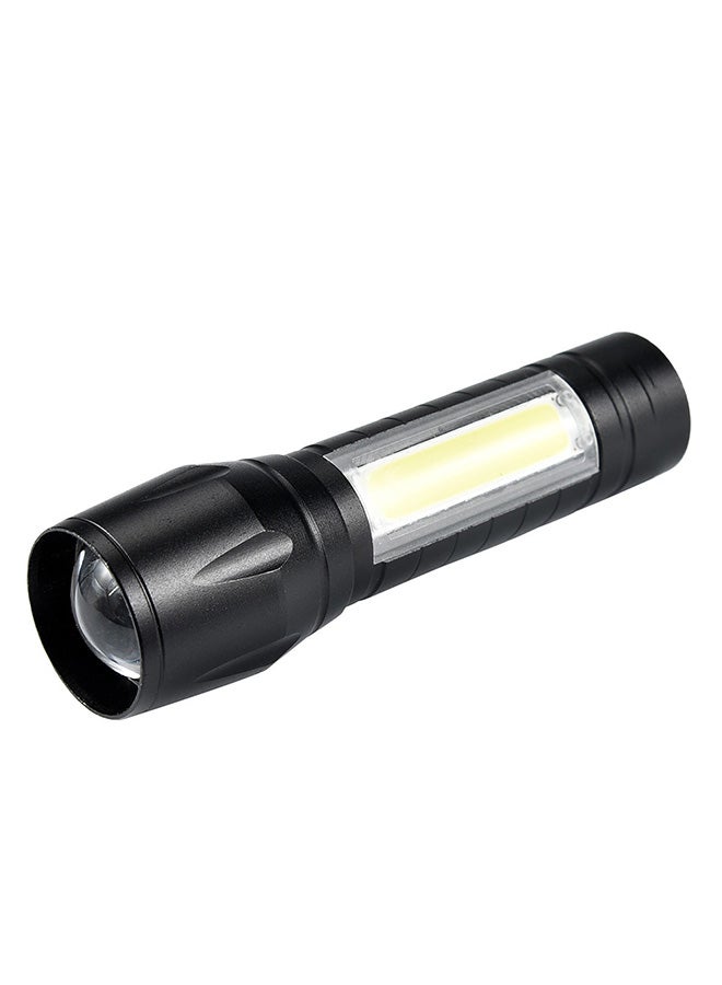 Voberry Flashlight Lamp Hand Torch USB Charge Outdoor Tactical Black/Yellow  - Image 1