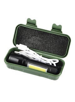 Voberry Flashlight Lamp Hand Torch USB Charge Outdoor Tactical Black/Yellow  - Image 4