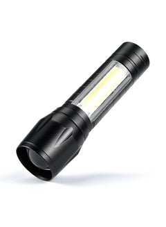 Voberry Flashlight Lamp Hand Torch USB Charge Outdoor Tactical Black/Yellow  - Image 3