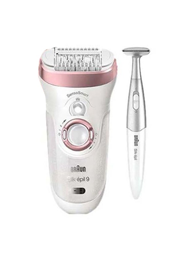 BRAUN - Silk-Epil 9 9/980 SkinSpa SensoSmart Epilator Set White/ Rose Gold - Image 1