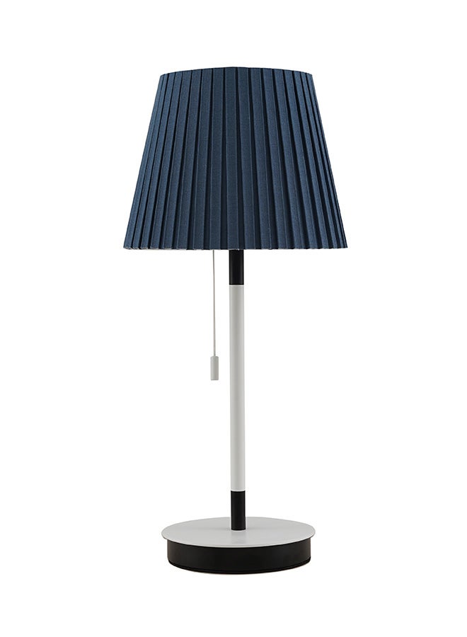 ebb & flow - Elegant Style Table Lamp Unique Luxury Quality Material for the Perfect Stylish Home HN2432B Matt black&white&Grey blue 220X220X505mm - Image 1