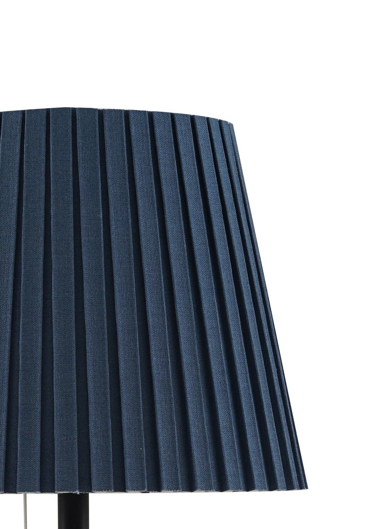 ebb & flow - Elegant Style Table Lamp Unique Luxury Quality Material for the Perfect Stylish Home HN2432B Matt black&white&Grey blue 220X220X505mm - Image 1