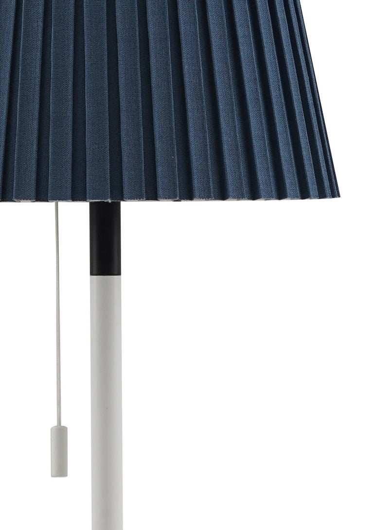 ebb & flow - Elegant Style Table Lamp Unique Luxury Quality Material for the Perfect Stylish Home HN2432B Matt black&white&Grey blue 220X220X505mm - Image 1