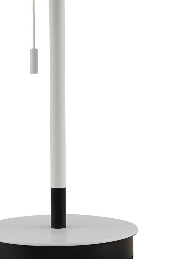 ebb & flow - Elegant Style Table Lamp Unique Luxury Quality Material for the Perfect Stylish Home HN2432B Matt black&white&Grey blue 220X220X505mm - Image 1