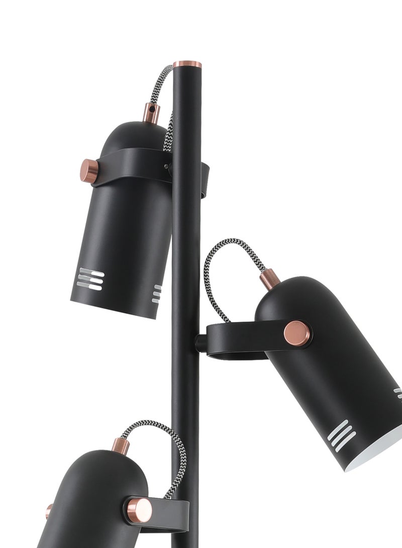 Switch - Modern Design Floor Lamp Unique Luxury Quality Material For The Perfect Stylish Home HN3155 Matt Black/Red Copper - Image 1