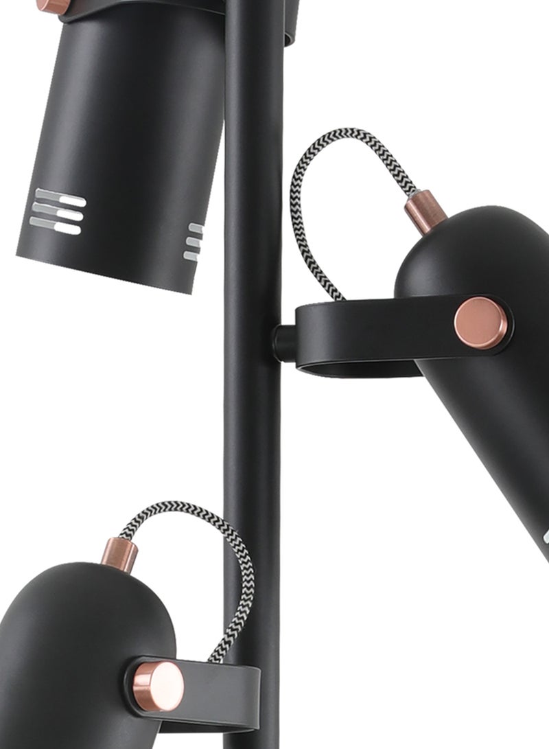 Switch - Modern Design Floor Lamp Unique Luxury Quality Material For The Perfect Stylish Home HN3155 Matt Black/Red Copper - Image 1