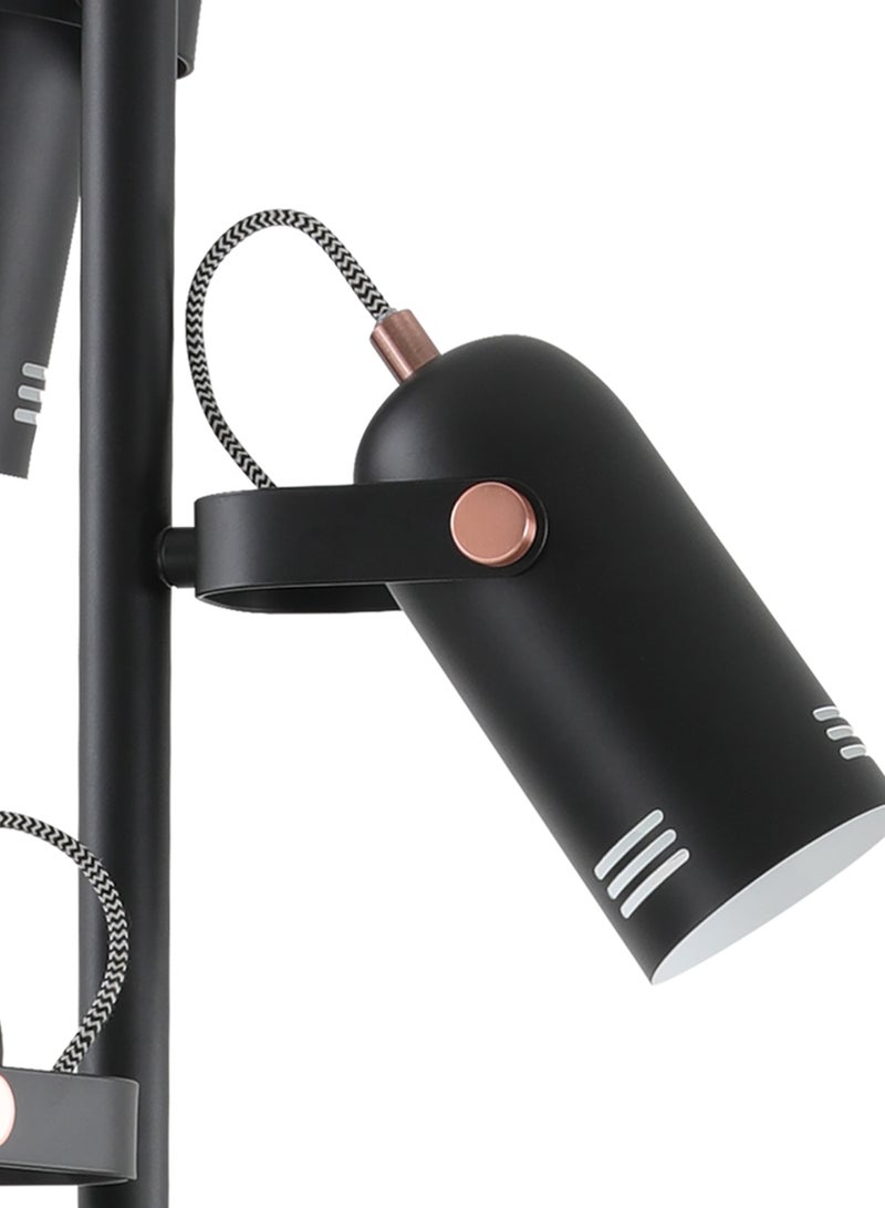 Switch - Modern Design Floor Lamp Unique Luxury Quality Material For The Perfect Stylish Home HN3155 Matt Black/Red Copper - Image 1