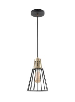 Switch Elegant Style Pendant Light Sand Black/Antique Brass 210 x 210 x 215mm Sand Black/Antique Brass 18 x 18 x 185mm  - Image 1
