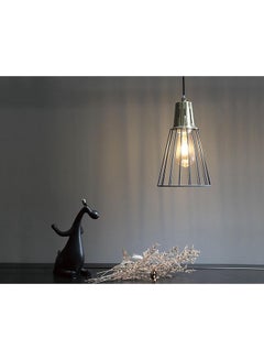Switch Elegant Style Pendant Light Sand Black/Antique Brass 210 x 210 x 215mm Sand Black/Antique Brass 18 x 18 x 185mm  - Image 2