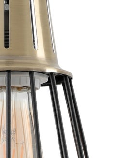 Switch Elegant Style Pendant Light Sand Black/Antique Brass 210 x 210 x 215mm Sand Black/Antique Brass 18 x 18 x 185mm  - Image 3
