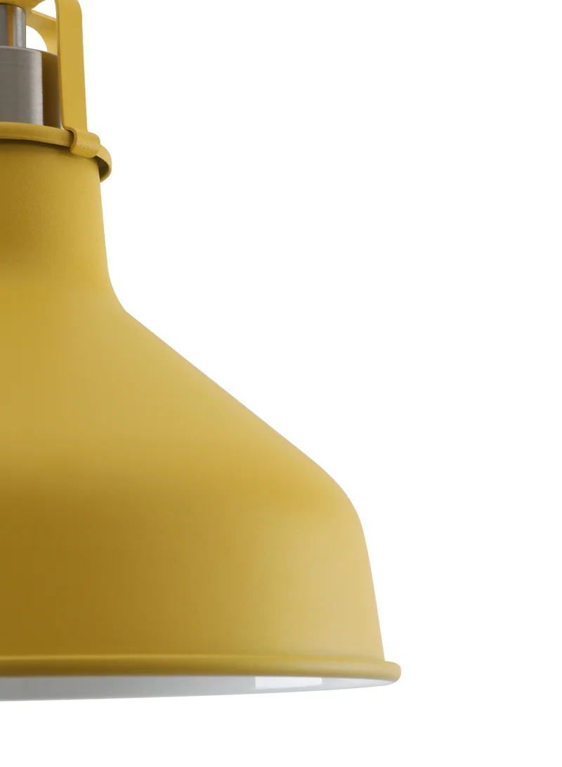 Switch Elegant Style Pendant Light Unique Luxury Quality Material for the Perfect Stylish Home Sand Yellow 19 x 19 x 168.5cm Sand Yellow/Satin Nickel