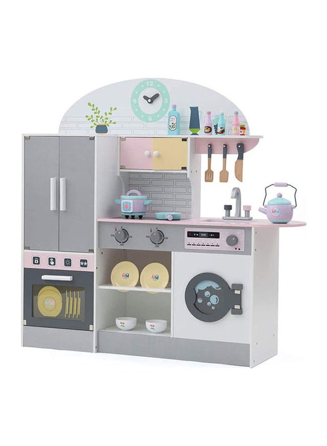 بسمة لعبة مطبخ كبيرة للعب الأدوار من مجموعة ليتل شيف للأطفال 89x23x34سم - Image 1