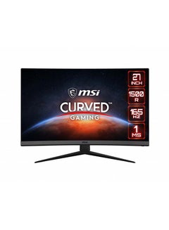 Optix G27C7 27 Inch Curved Gaming Monitor/ HDR/ Mystic Light/ Night Vision/ Frameless 178* Wide View Angle/ Response Time 1MS/ 165 Refresh Rate/ 2X HDMI/ 1X Display Port Black