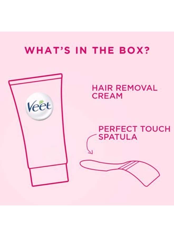 Veet 2-Piece Silk And Fresh Hair Removal Cream 100grams  - Image 2