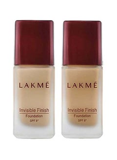 Set Of 2 Invisible Finish SPF 8 Foundation Shade 02 & Shade 04