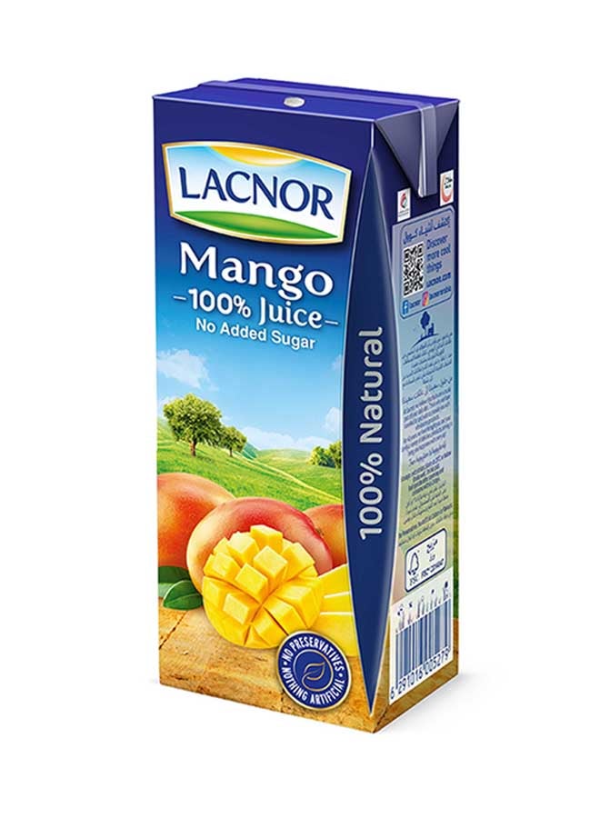 Lacnor Essentials Mango 100 Percent Juice With No Added Sugar Mango 180ml Pack of 32 - Image 2