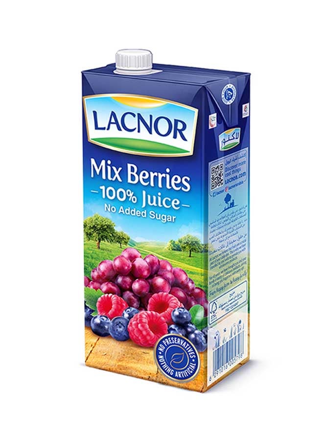 Essentials Mix Berries 100 Percent Juice With No Added Sugar Mixed Berries 1Liters Pack of 4