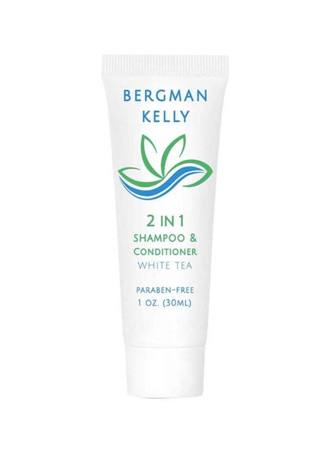 بيرجمان كيلي مجموعة شامبو وبلسم بخلاصة الشاي الأبيض مكونة من 100 عبوة - Image 1