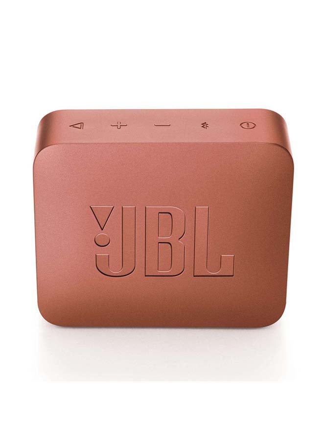 JBL - GO 2 Waterproof Portable Mini Bluetooth Speaker Sunkissed Cinnamon - Image 1